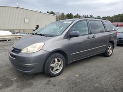 Salvage cars for sale at Exeter, RI auction: 2004 Toyota Sienna CE