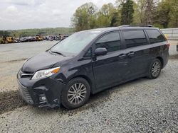 Salvage cars for sale from Copart Concord, NC: 2020 Toyota Sienna XLE