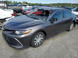 Salvage cars for sale at Cahokia Heights, IL auction: 2022 Toyota Camry LE