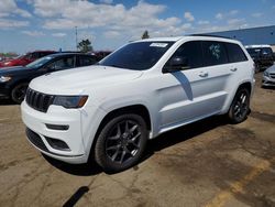 Salvage cars for sale at Woodhaven, MI auction: 2020 Jeep Grand Cherokee Limited