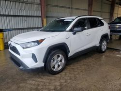 Salvage cars for sale at Greenwell Springs, LA auction: 2021 Toyota Rav4 LE