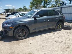 Salvage cars for sale at Riverview, FL auction: 2018 Audi Q5 Premium Plus