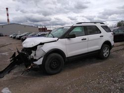 Salvage cars for sale from Copart Lansing, MI: 2014 Ford Explorer