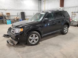 Salvage cars for sale at Milwaukee, WI auction: 2012 Ford Escape Limited