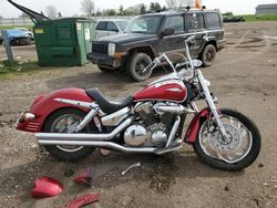 Salvage motorcycles for sale at Portland, MI auction: 2003 Honda VT1300 S