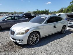 Salvage cars for sale from Copart Riverview, FL: 2012 Infiniti M37