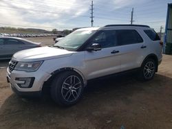 Salvage cars for sale at Colorado Springs, CO auction: 2016 Ford Explorer Sport