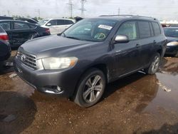 Salvage cars for sale from Copart Elgin, IL: 2009 Toyota Highlander Sport