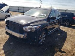 Salvage cars for sale from Copart Elgin, IL: 2014 Infiniti QX60