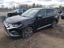 Salvage cars for sale at Chalfont, PA auction: 2020 Mitsubishi Outlander ES
