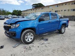 Salvage cars for sale from Copart Opa Locka, FL: 2022 Chevrolet Colorado