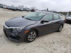 Salvage cars for sale at West Warren, MA auction: 2016 Honda Civic LX