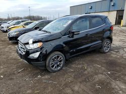 Salvage cars for sale from Copart Woodhaven, MI: 2020 Ford Ecosport Titanium