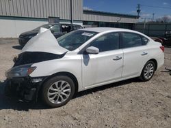 Salvage cars for sale at Leroy, NY auction: 2019 Nissan Sentra S