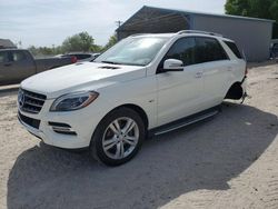Salvage cars for sale from Copart Midway, FL: 2012 Mercedes-Benz ML 350 4matic