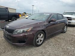 Salvage cars for sale at Temple, TX auction: 2015 KIA Optima LX