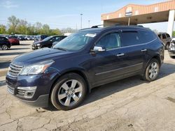 Salvage cars for sale at Fort Wayne, IN auction: 2015 Chevrolet Traverse LTZ