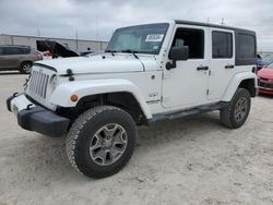 Jeep Wrangler salvage cars for sale: 2016 Jeep Wrangler Unlimited Sahara