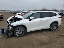 Salvage cars for sale from Copart Ontario Auction, ON: 2020 Toyota Highlander Platinum