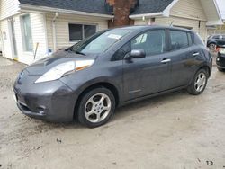 Salvage cars for sale at Northfield, OH auction: 2013 Nissan Leaf S