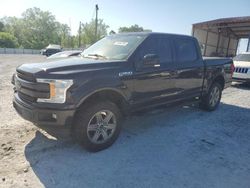 Salvage cars for sale at Cartersville, GA auction: 2018 Ford F150 Supercrew