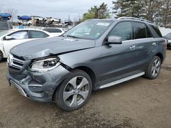 Salvage cars for sale at New Britain, CT auction: 2017 Mercedes-Benz GLE 350 4matic