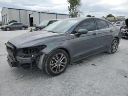 Salvage cars for sale at Tulsa, OK auction: 2017 Ford Fusion S