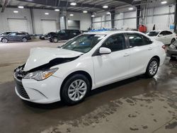 Salvage cars for sale at Ham Lake, MN auction: 2016 Toyota Camry LE