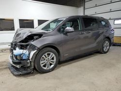 Salvage cars for sale at Blaine, MN auction: 2021 Toyota Sienna Limited