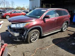 Salvage cars for sale from Copart New Britain, CT: 2018 Toyota Highlander SE