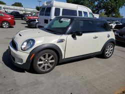 Salvage cars for sale at Sacramento, CA auction: 2013 Mini Cooper S