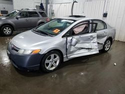 Honda Civic salvage cars for sale: 2007 Honda Civic EX