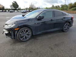 Honda salvage cars for sale: 2019 Honda Civic Sport