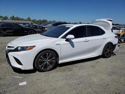 Salvage cars for sale at Antelope, CA auction: 2018 Toyota Camry Hybrid