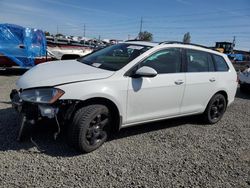 Salvage cars for sale at Eugene, OR auction: 2015 Volkswagen Golf Sportwagen TDI S