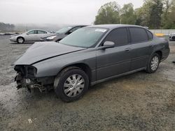 Salvage cars for sale at Concord, NC auction: 2005 Chevrolet Impala