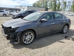 Salvage cars for sale from Copart Arlington, WA: 2009 Nissan Maxima S
