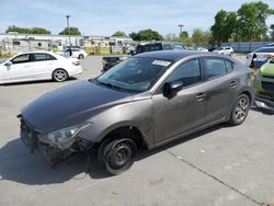 Salvage cars for sale at Sacramento, CA auction: 2015 Mazda 3 SV
