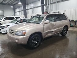 Salvage cars for sale at Ham Lake, MN auction: 2006 Toyota Highlander