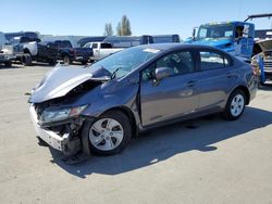 Salvage cars for sale from Copart Hayward, CA: 2014 Honda Civic LX