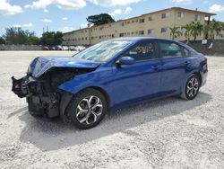 Salvage cars for sale from Copart Opa Locka, FL: 2020 KIA Forte FE