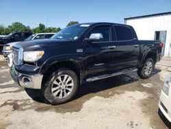 Salvage cars for sale at Shreveport, LA auction: 2013 Toyota Tundra Crewmax Limited
