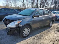 Salvage cars for sale from Copart Candia, NH: 2019 Nissan Versa S