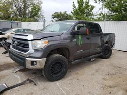 Salvage cars for sale from Copart Bridgeton, MO: 2014 Toyota Tundra Crewmax SR5