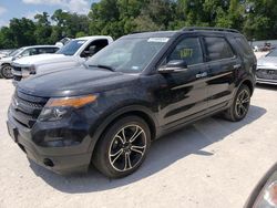 Salvage cars for sale from Copart Ocala, FL: 2014 Ford Explorer Sport