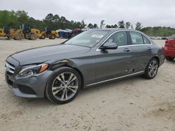 Salvage cars for sale at Hampton, VA auction: 2017 Mercedes-Benz C300