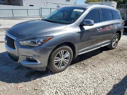 Salvage cars for sale from Copart Opa Locka, FL: 2020 Infiniti QX60 Luxe