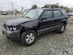 Ford Escape XLS salvage cars for sale: 2007 Ford Escape XLS