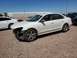 Salvage cars for sale from Copart Phoenix, AZ: 2012 Volkswagen Passat SEL