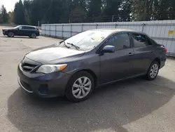 Toyota salvage cars for sale: 2012 Toyota Corolla Base